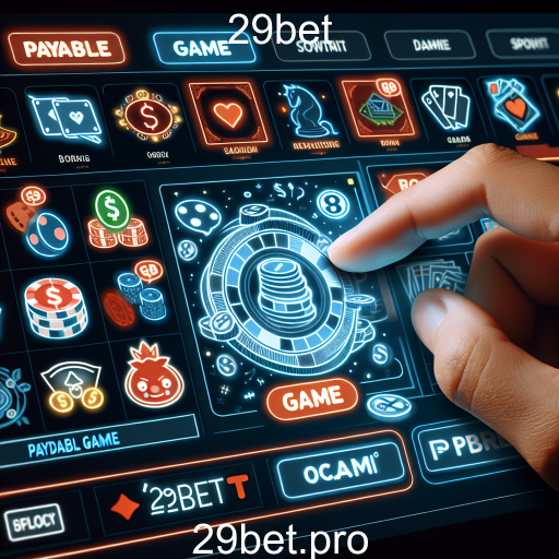 Explorando a Categoria de Pagamentos no 29bet